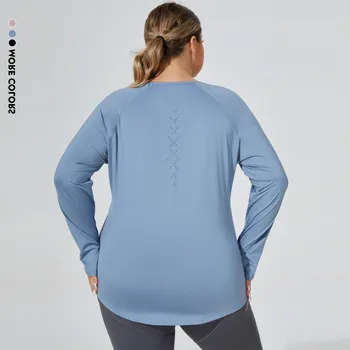 Plus Size Yoga Long Sleeve 1