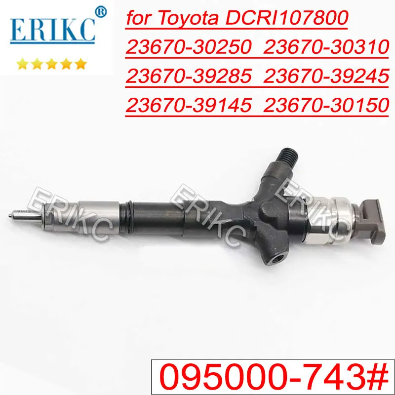 

095000-7430 Common Rail Inyector 095000-7431 23670-30250 Diesel Injector Fuel Nozzle 23670-39245 for Toyota DENSO 2367030150