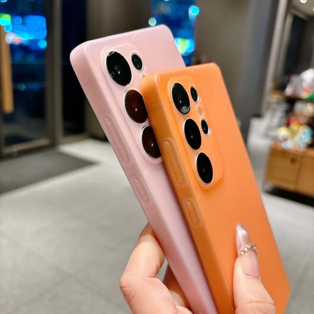 Slim Soft Silicone Matte Transparent Phone Case - TPU Cover