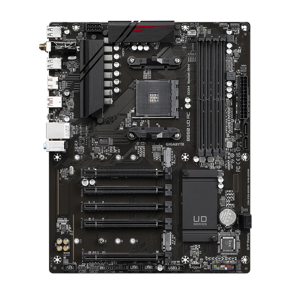 Gigabyte B550 UD AC Motherboard Socket AM4 Support Ryzen 9