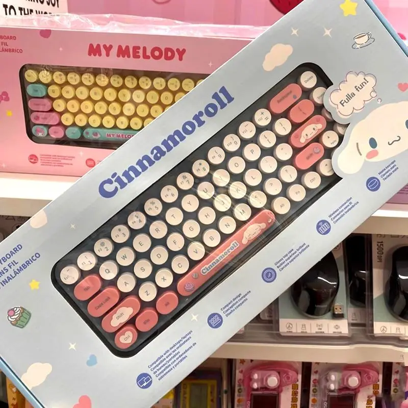 Miniso サンリオ キティワイヤレスキーボード S9b20531806fa4865b6f32584ecbb3