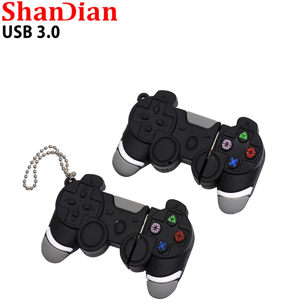 SHANDIAN hot sale UBS 3.0 flash drive 64GB Stick game handle pen drive 32GB 16GB 8GB 4GB pendrive usb stick free shipping