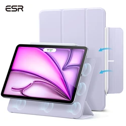 ESR Magnetic Rebound Cover - Premium Protection for Air 13 M4 M3 M2 (Light purple)