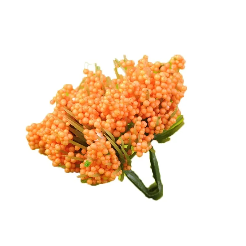 5Pcs Artificial Flower Cluster Mini Bush Potted Plant Scenery Moss Bonsai Landscape Garden Decoration Model Railway Accessories 5