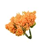 5Pcs Artificial Flower Cluster Mini Bush Potted Plant Scenery Moss Bonsai Landscape Garden Decoration Model Railway Accessories 5