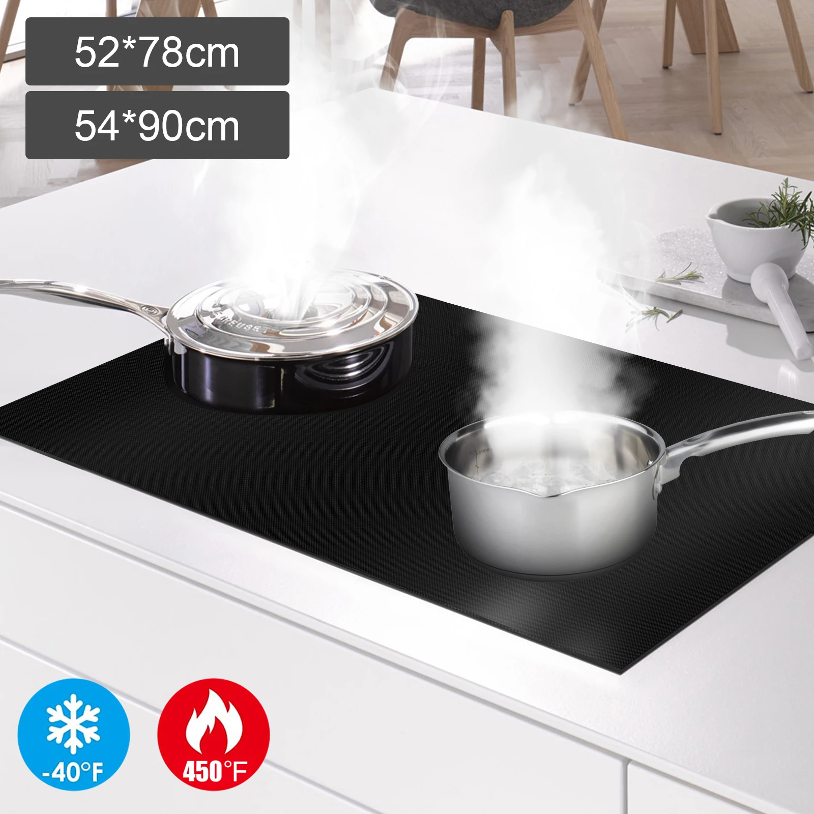 Induction Cooker Cover Silicone Mat Large Nonstick Electric Stove Covers  Mat Multipurpose Stove Top Cover Pad Cooktop Protector - AliExpress