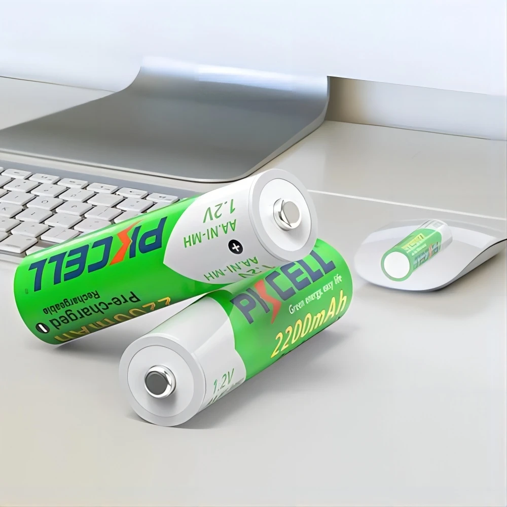 8PC PKCELL NIMH AA Batteria 2600Mah 1.2V 2A Ni-Mh Doppia A Batterie Ricaricabili E 2PC AA Torcia Elettrica Giocattoli Cassa Di Batteria Scatole - Foto 5