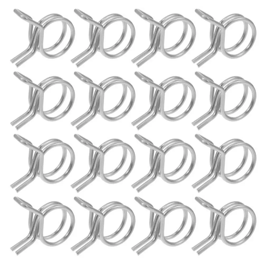 10 Stück 5mm-30mm Rohrs ch lauch klemme Kraftstoff leitung Schlauch Schlauch Feder klammern Klemmen Kit elastische Dichtung Stahls chnalle Wasser rohr Reifen Set – Detail 6