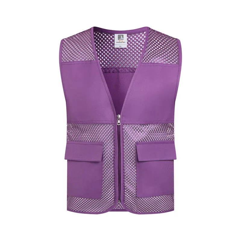 Sleeveless Vest Mesh Volunteer Men's and Women's Workwear