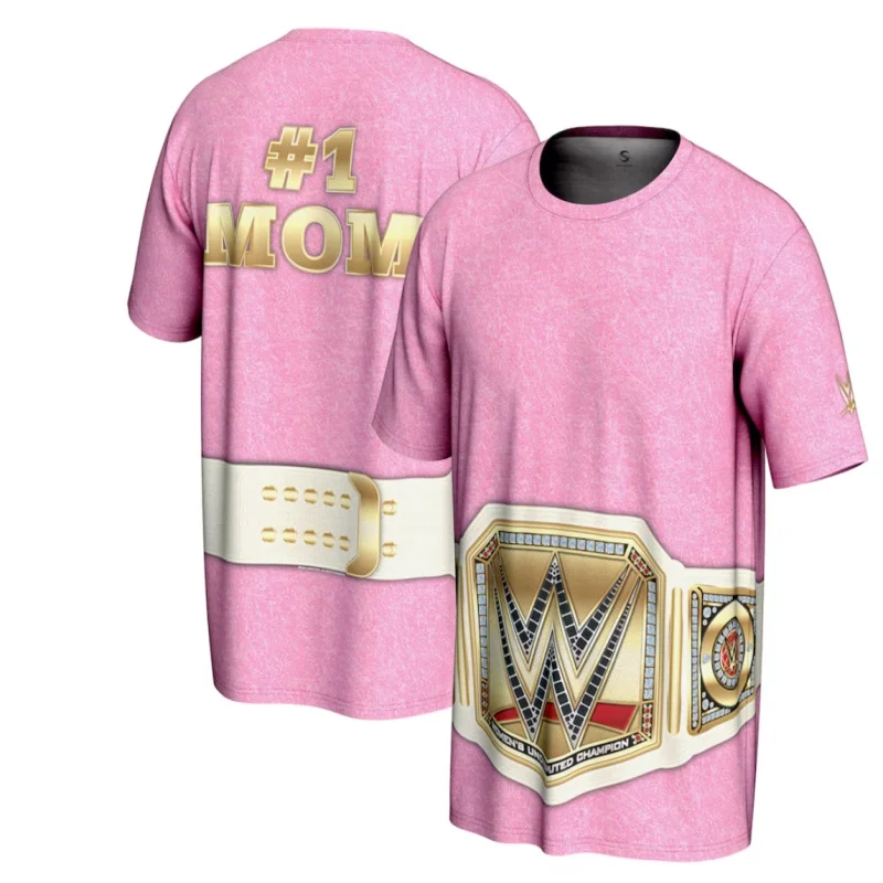 Мужская футболка ProSphere Pink WWE на День Матери