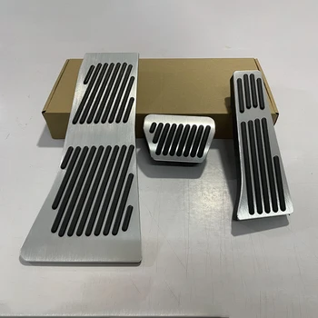 Car Accessories For BMW X5 X6 E70 E71 E72 F15 F16 F85 F86 Aluminum Footrest Pedal Accelerator Brake Pedals Cover Anti-Slip Pads 1