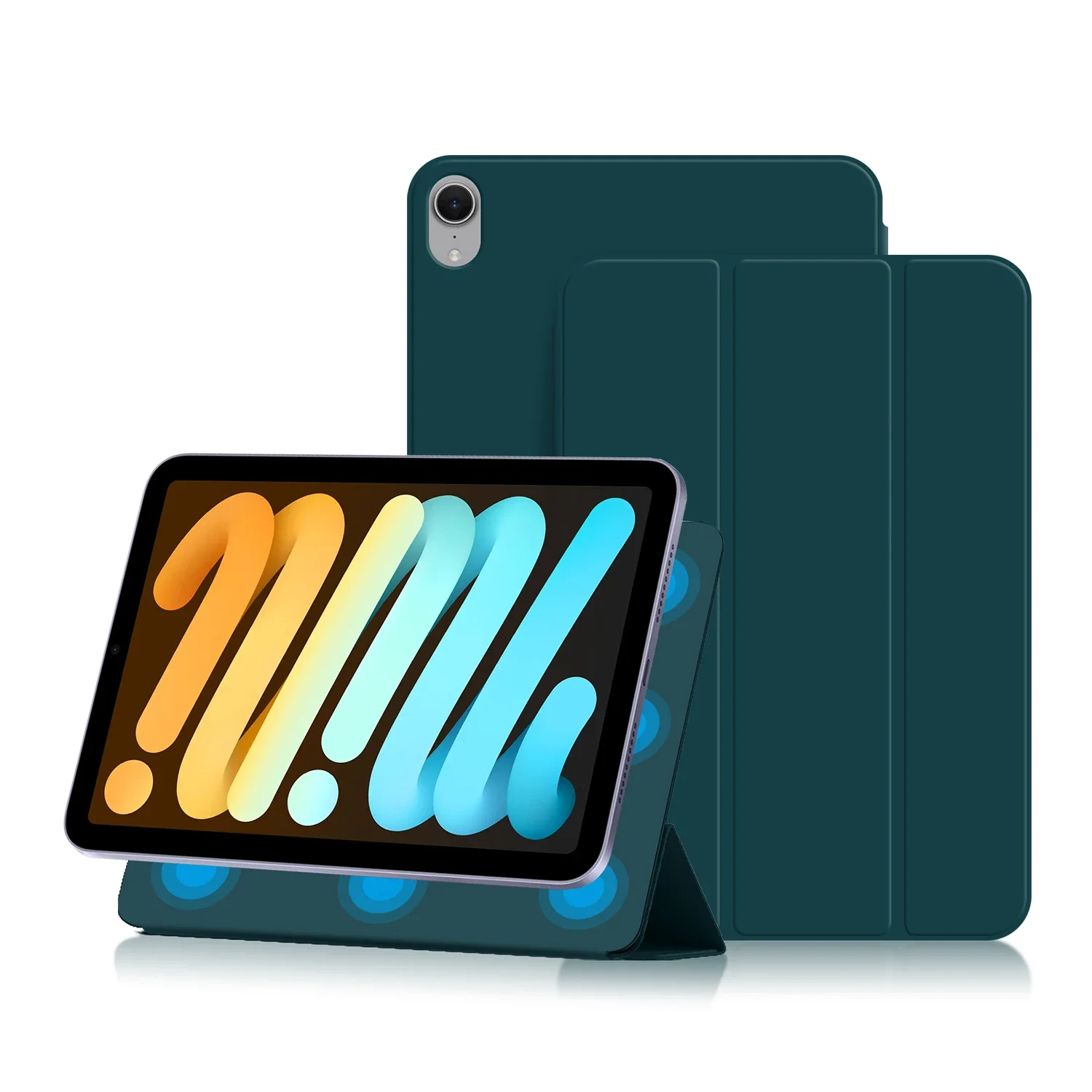 Premium Magnetic Leather Smart Tablet Case with Foldable Cover