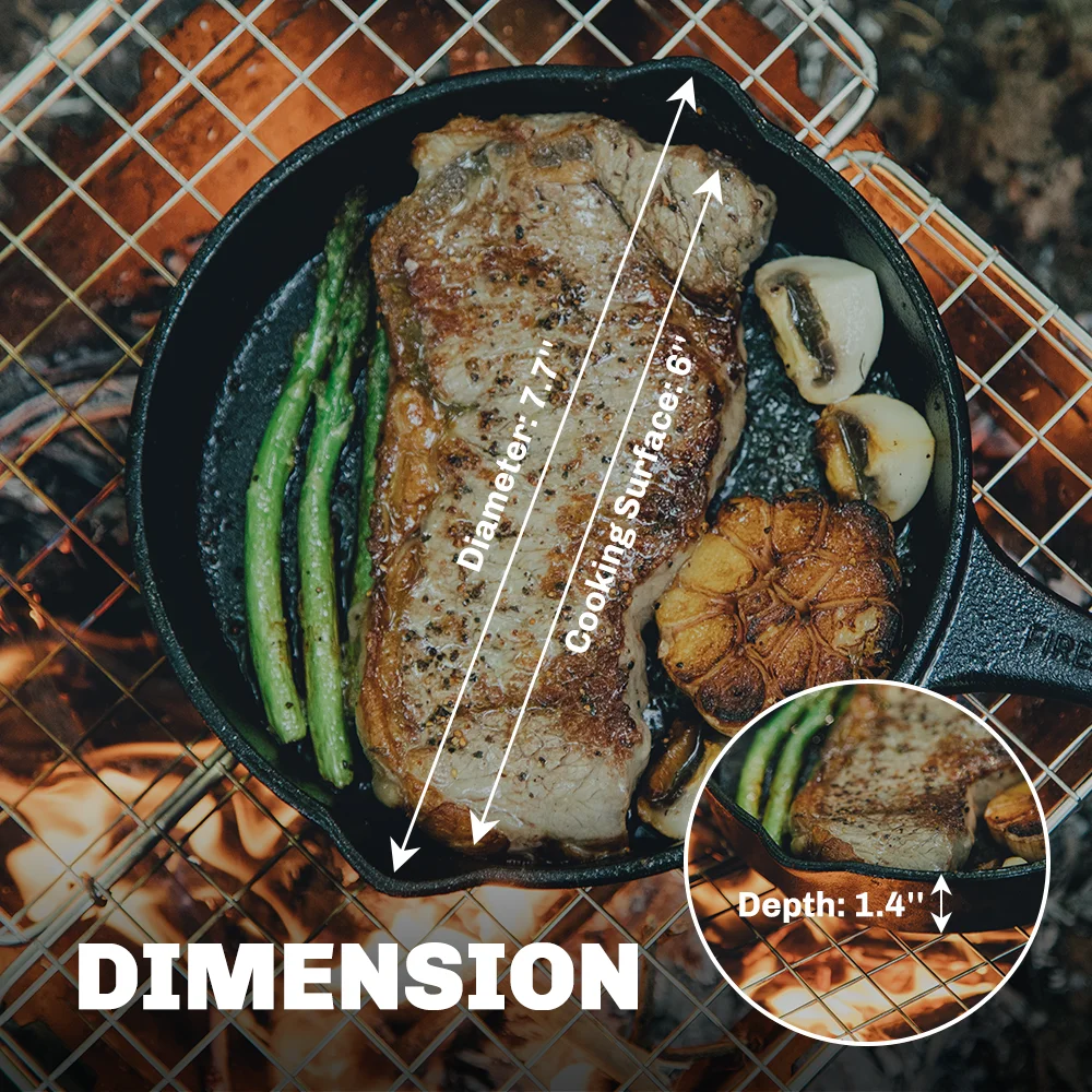 Cast Iron Camping Skillet 2