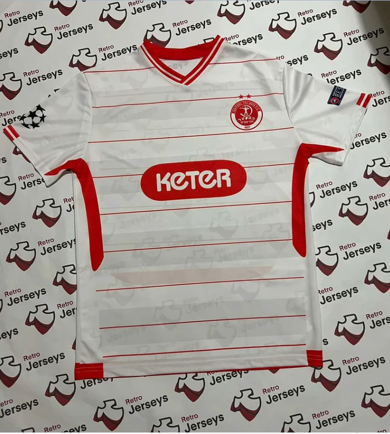 2025 The Latest Explosive Hapoel Tel Aviv Shirt Retro Jersey Men's Women's T-shirt Adult Children's Jersey 2