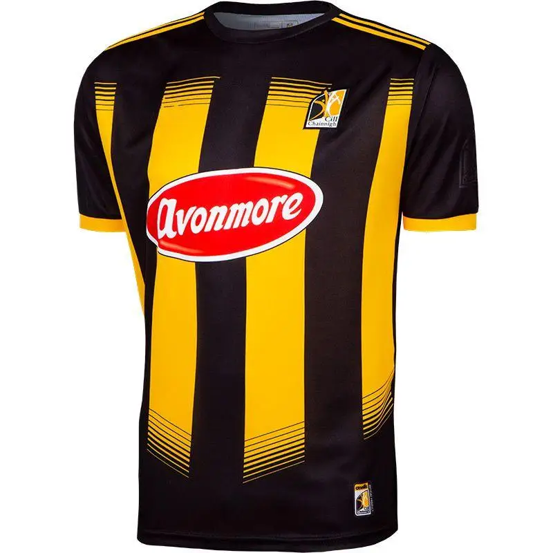 

Sportswear 2022 Kilkenny GAA 2-Stripe Home Jersey best quality Ireland shirt All teams jerseys -------- T-Shirts Mens