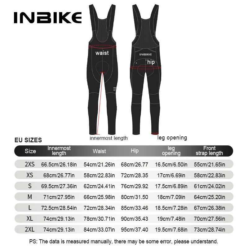 Cycling Pants INBIKE Winter Women's Windproof Warm Fleece Bicycle Pants Road Bike Trousers Reflective with Pockets