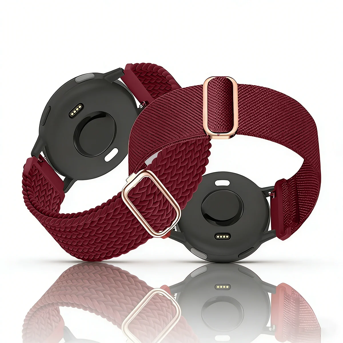 2-Pack Nylon Watch Bands - Adjustable Strap Accessory in Multiple Sizes