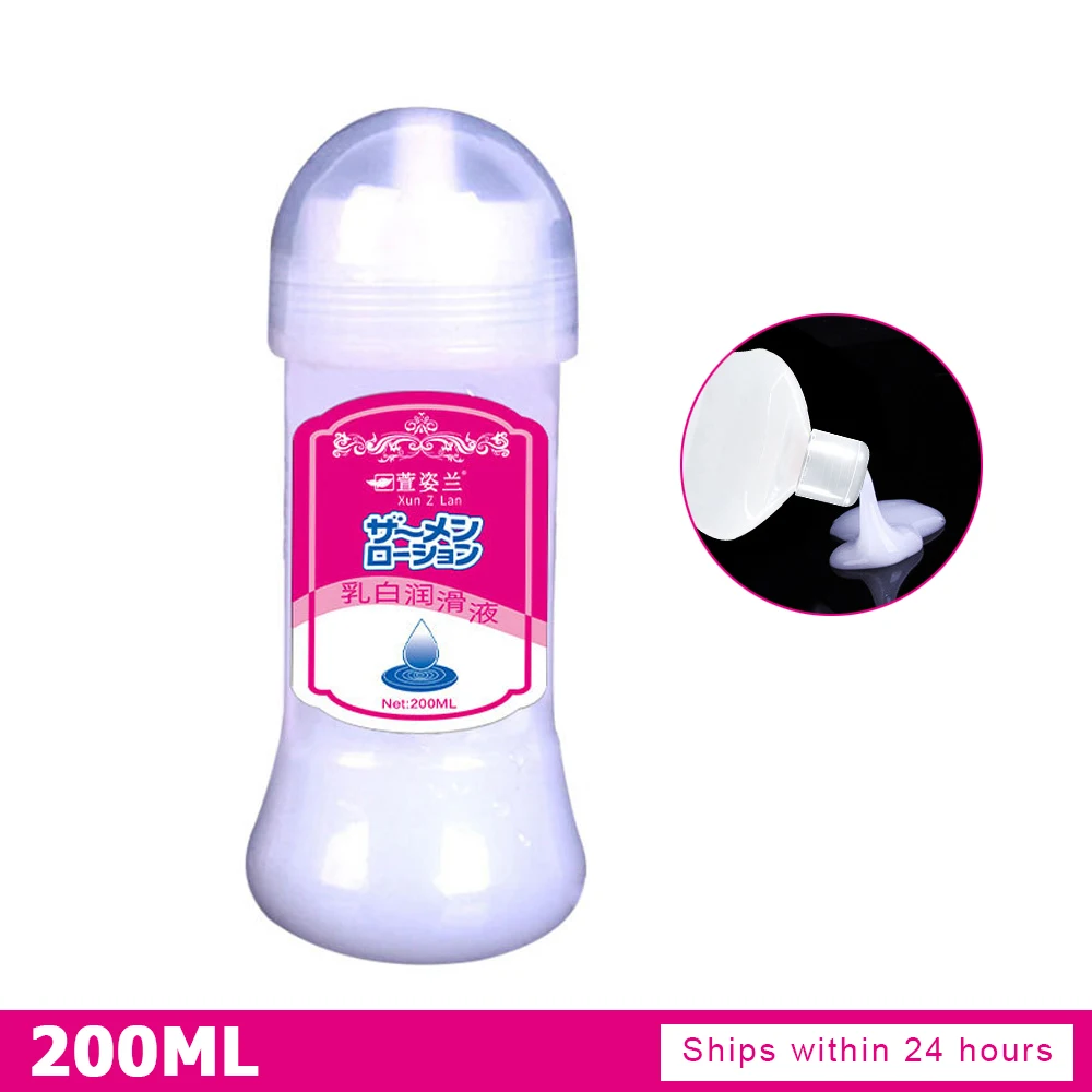 500ML Caring Health Simulated Liquid Lubricating Oil Adult Sexual flirting  Milk White Juice Water-soluble lubricant Sex Toys