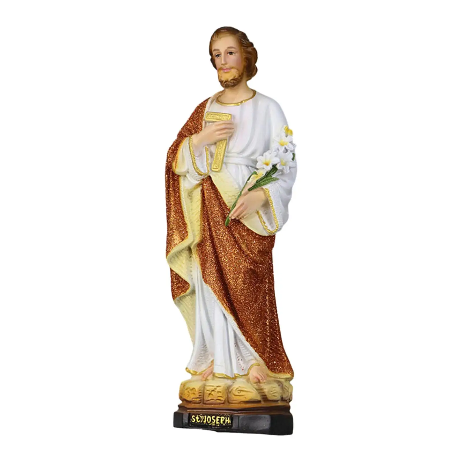 Saint Joseph Figures Catholic Statue Collections Ornament Crafts 30cm Religious Gifts Christmas Decoration for Livingroom