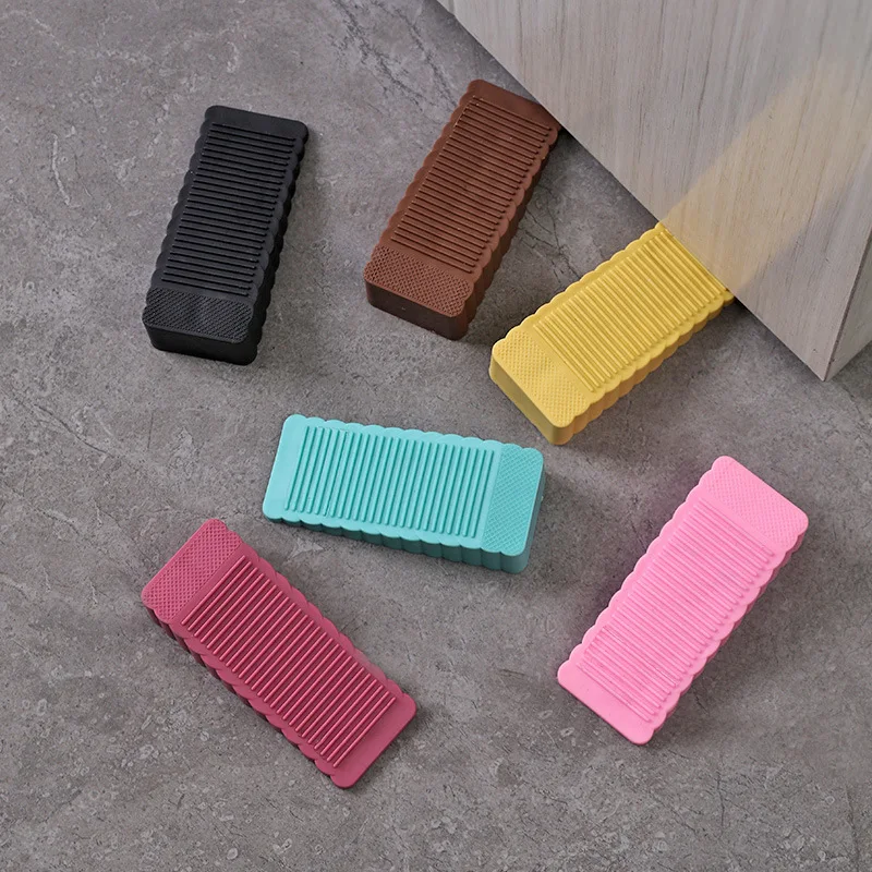 Silicone Door Stopper-Windproof, No-Drill, Creative Safety Wedge For Home & Office-Anti-Pinch Door Card