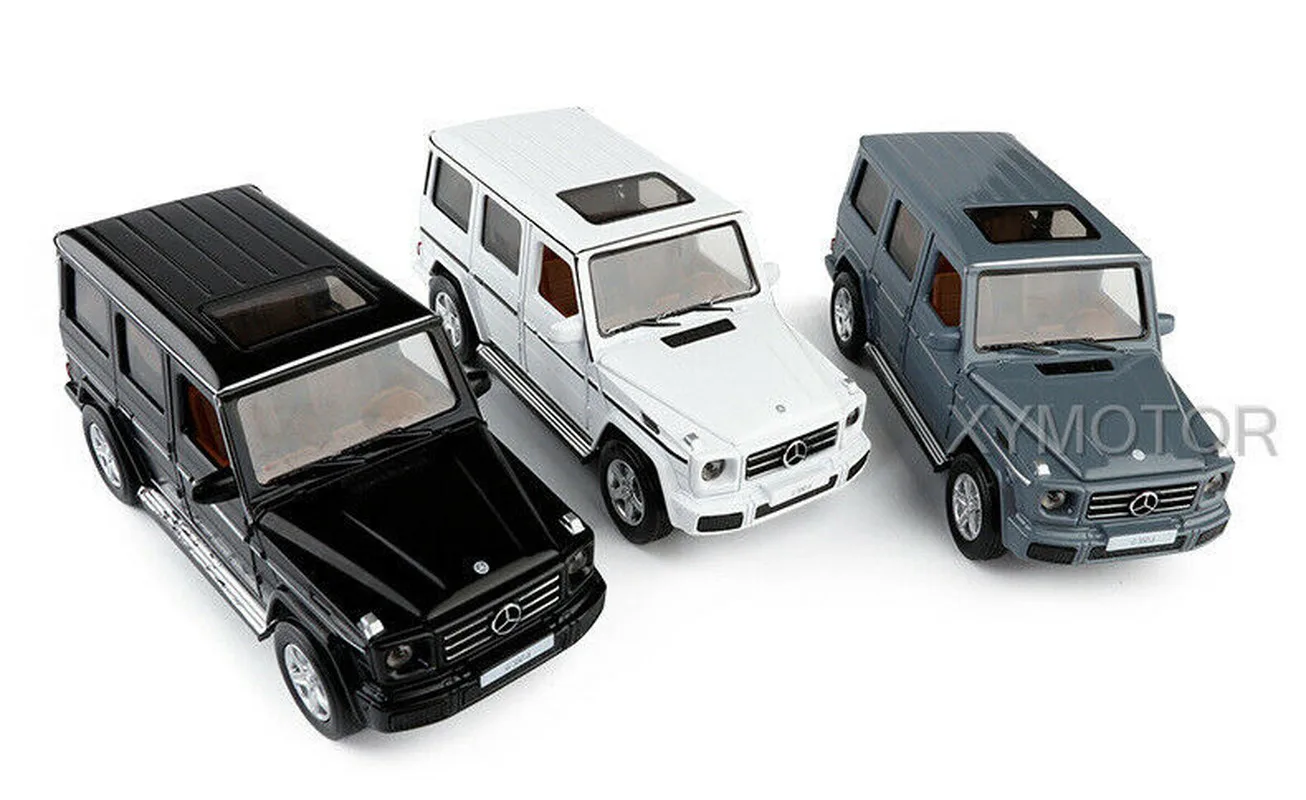 

Коллекция 1/32 года, модель внедорожника Mercedes Benz G Class 350d, игрушки для детей, подарки для мальчиков и девочек, задний звук, цвет черный/белый/серый