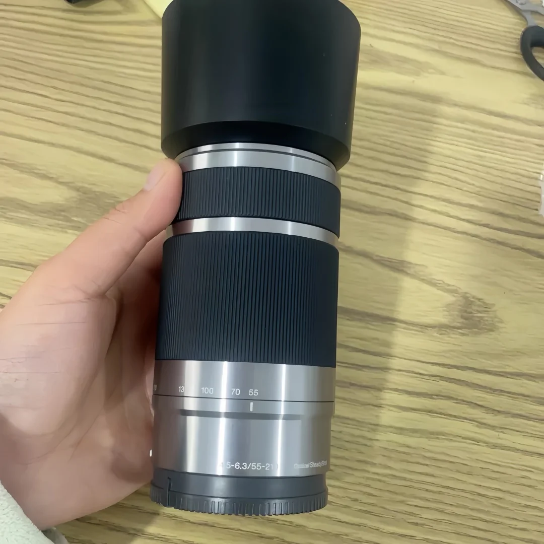 E 55-210mm F4.5-6.3 OSS SEL55210용 새 중망원 줌 렌즈, E 마운트 ZVE10 A6400 A6700 카메라용