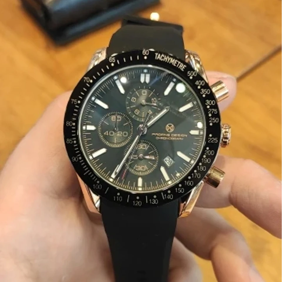 2023 PAGRNE DESIGN Orologi al quarzo da uomo 45MM Top impermeabile Luxury Business Zaffiro Acciaio inossidabile Relogio Masculino 5140  1511