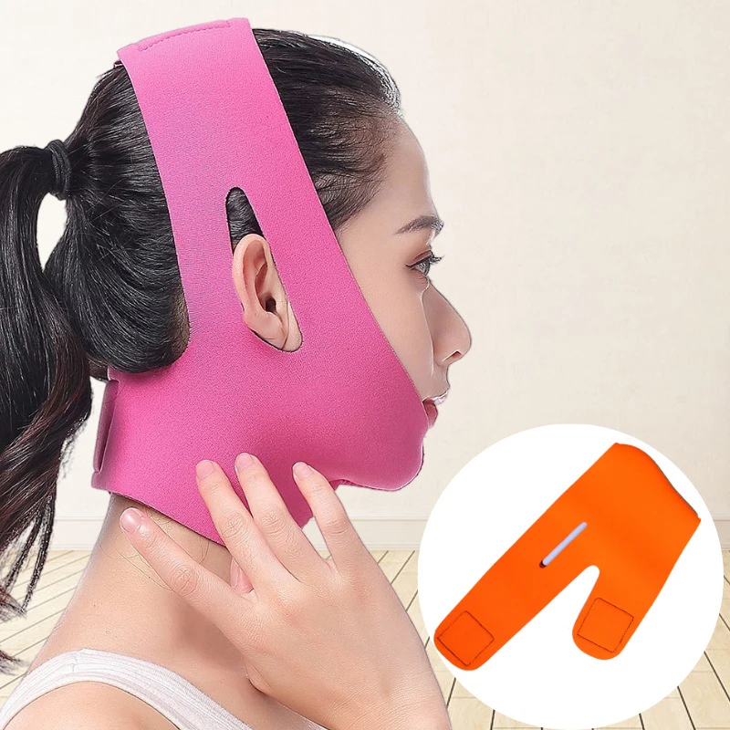 

Elastic Face Slimming Bandage Women Chin Cheek Lift Up Belt V Line Face Shaper Facial Anti Wrinkle Strap Skin Care Beauty Tools