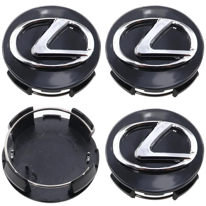Wheel Hub Caps 4pcs 62mm Lexus