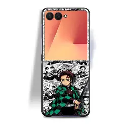Anime Demons Slayers Phone Case Cover for Galaxy Z Flip 5G (Mix01)