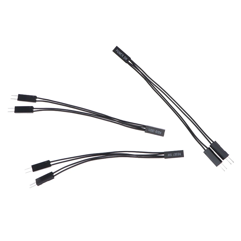 Dual-Split Power & LED Adapter Cable - 10cm, 2-Pin Connector