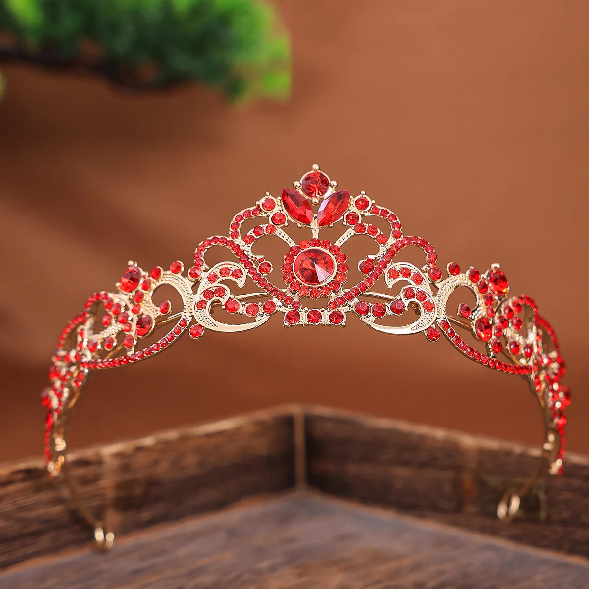 Gold/Silver Color Crystal Crown Princess Tiara for Girls Women Hair Dress Accessories Party Birthday Crown Headwear Jewelry Hair Accessories Bridal Hair Accessories