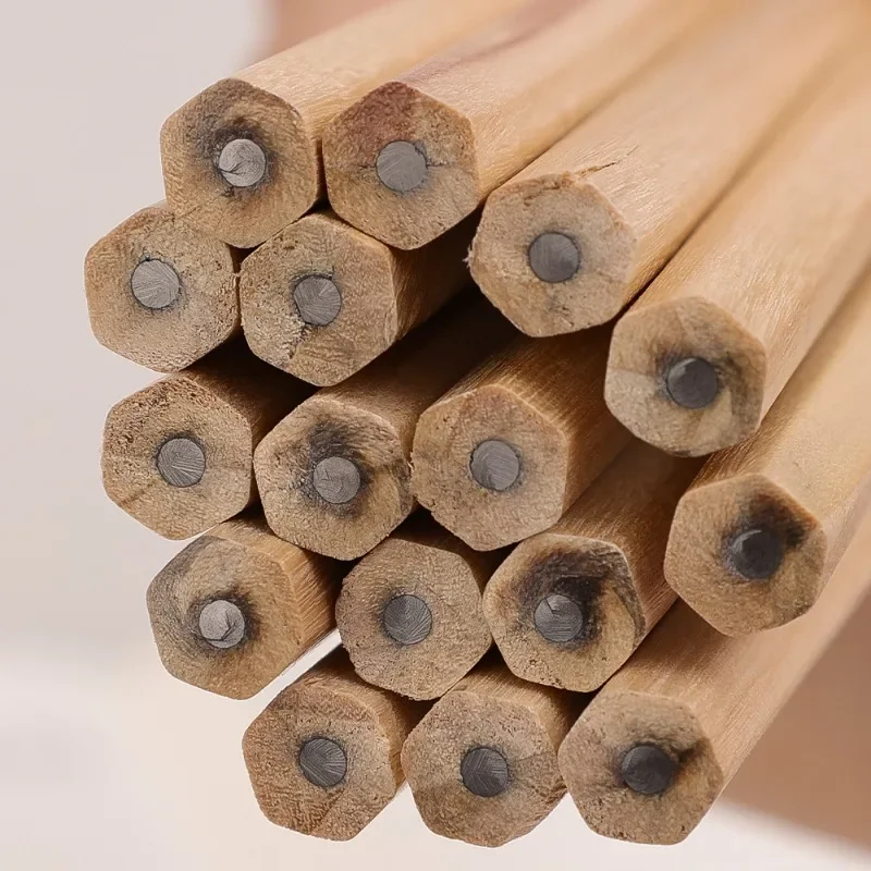 20-1PCS Wooden Lead Pencils For Carpenter Student Children Artist Writing Drawing