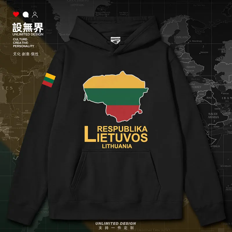 

Lithuania National Map mens hoodies fashion sporting winter new tracksuit streetwear for men printed men autumn winter clothes
