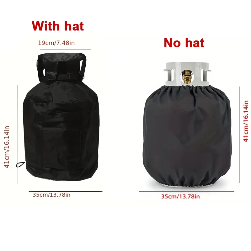 Outdoor Gas Tank Cover,Oxford Cloth,Sun-Resistant, Dustproof Protective Sleeve for Camping Stove Accessory, Gas Bottle Cover 4