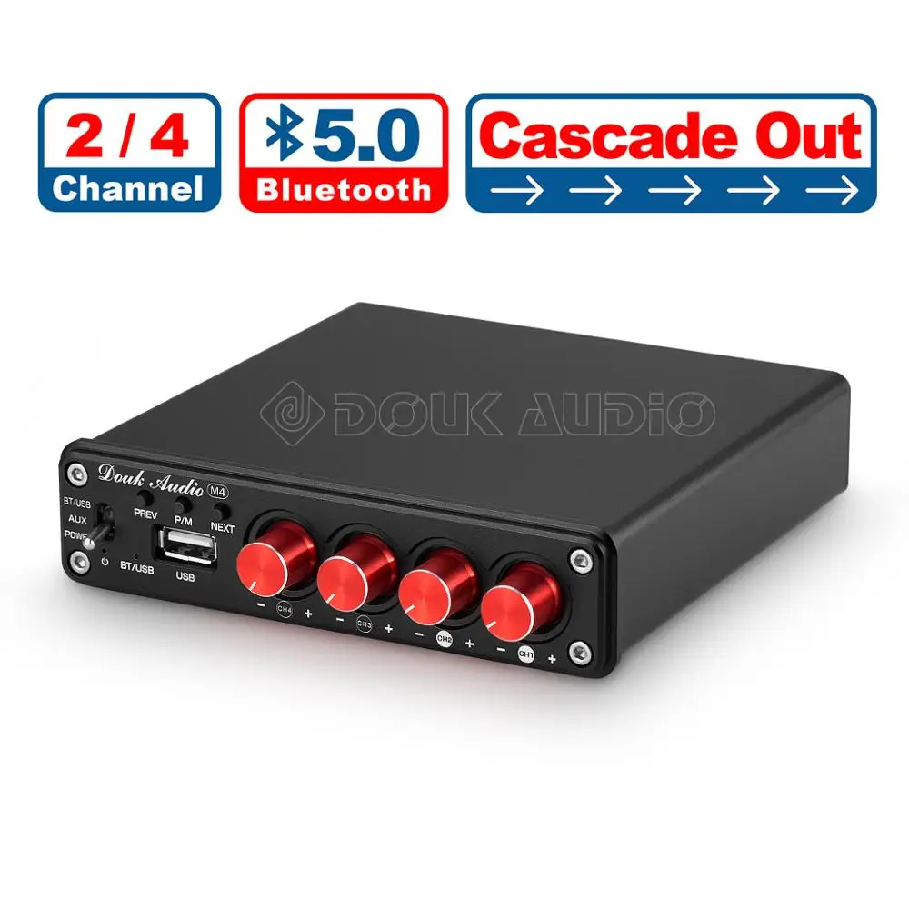 Nobsound Hifi Stereo Bluetooth 5.0 Digital Power Amplifier Usb Music