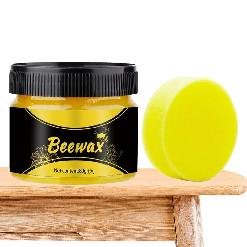 

Bees Wax Furniture Polish And Cleaner Agent Complete Solution Furniture Care Polishing Waterproof Wear-Resistant Wax, Wood