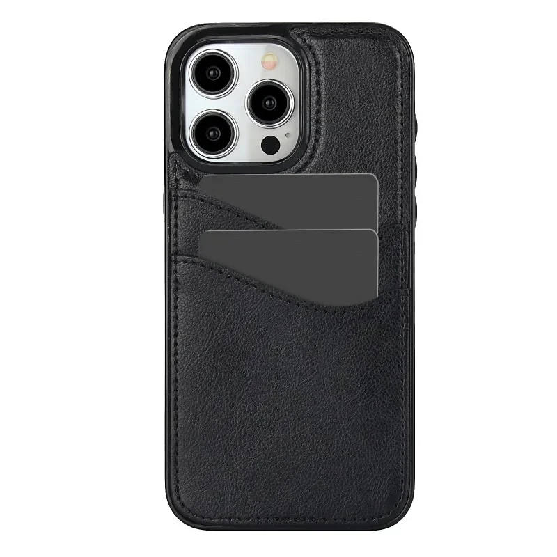 Premium PU Leather Wallet Phone Case with Card Holder and Protective Back Cover