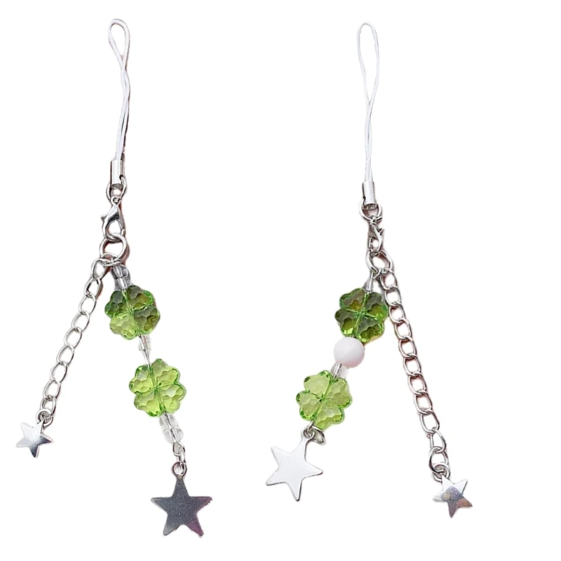 Star Phone Charm Fashionable Keychain Pendant for Bag Purse Backpack