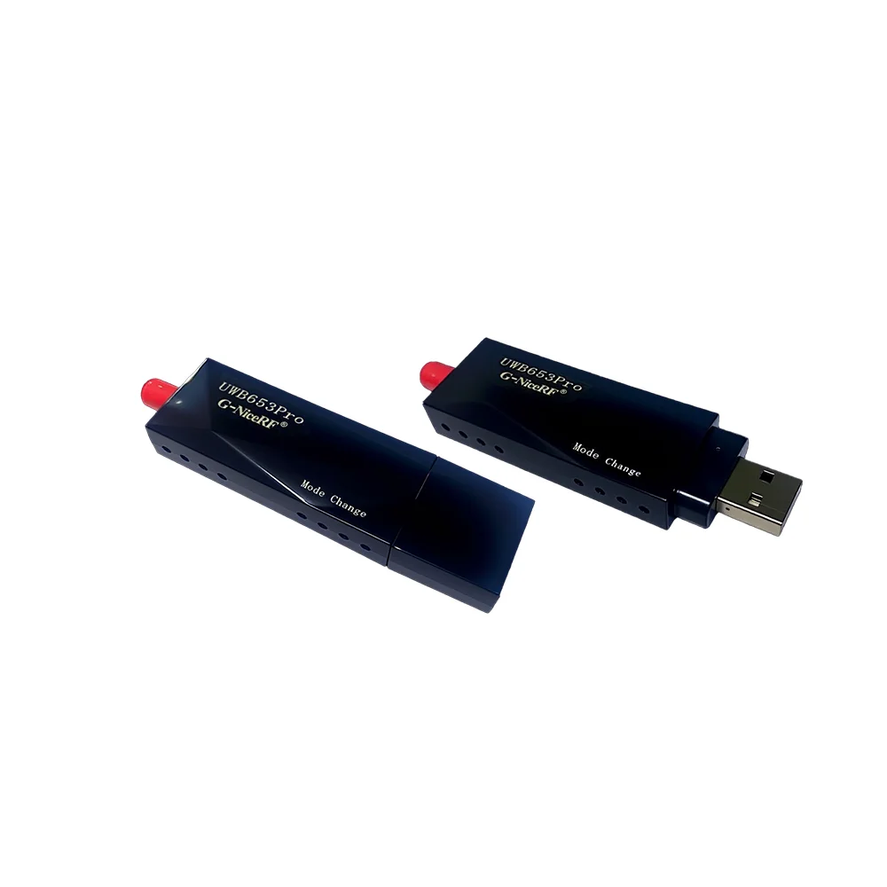 2PCS UWB653PRO UWB-USB 모듈, AES-128 암호화, 1KM 전송 범위, UWB650PRO 데모/테스트에 이상적