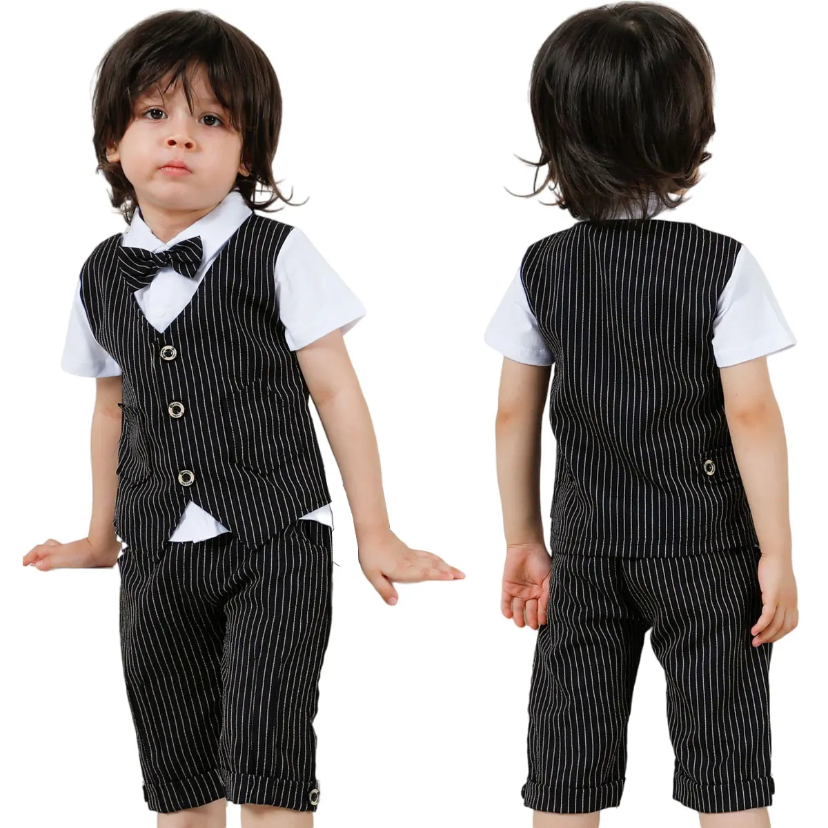 Baby Boy Gentleman Shorts Set 3