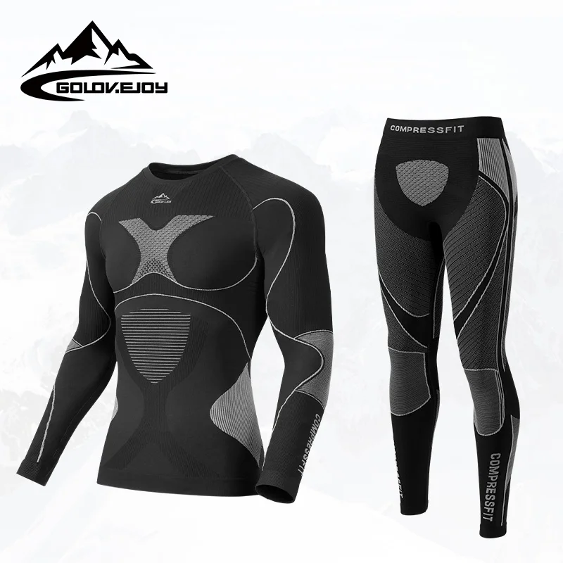 

Men Compression Track Suit Men's And Women's Ski Wear Functional Underwear Quick-drying Training Wear