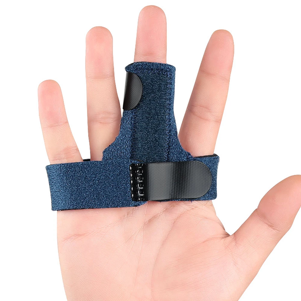 1 PCS Trigger Finger Splint, Adjustable Finger Support Brace Bonus Fastening Tape for Alleviating Finger Locking,Popping,Bending