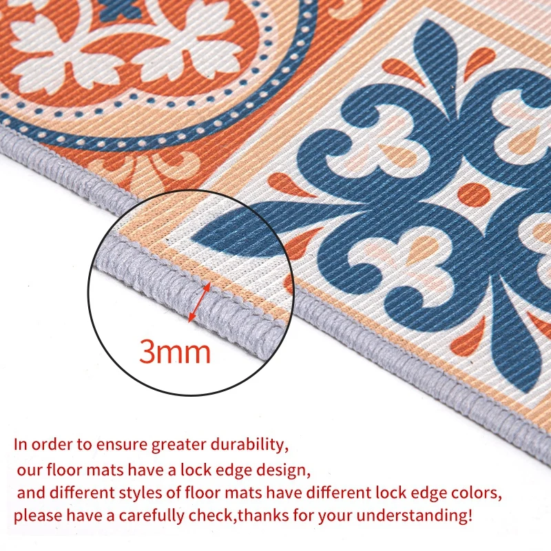 Floor Mat Carpet Mat Door Mat for Living Room Bedroom Kitchen