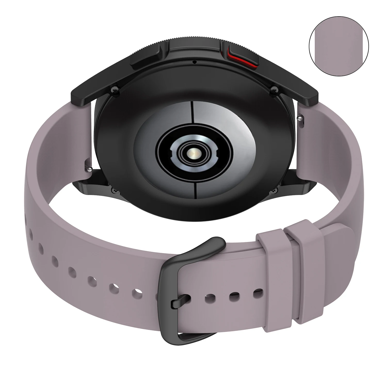 Universal Silicone Sport Watch Band, 20mm/22mm - Multiple Sizes Available