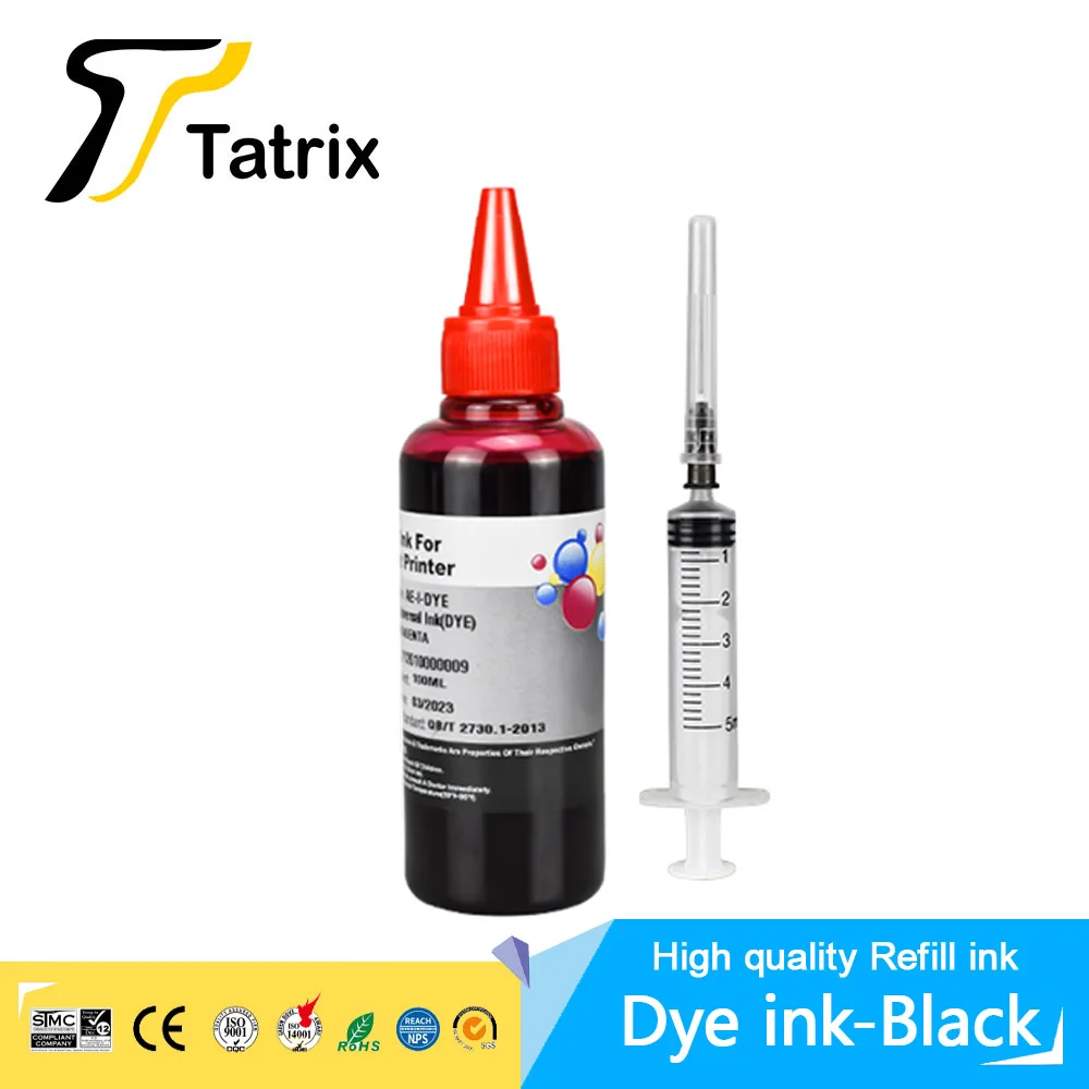 Tatrix T378XL T312XL T0851 T0821 Compatible Refill Ink For Epson Color Water Based Bottle ink For Epson XP-8500/XP-8505/XP-8600