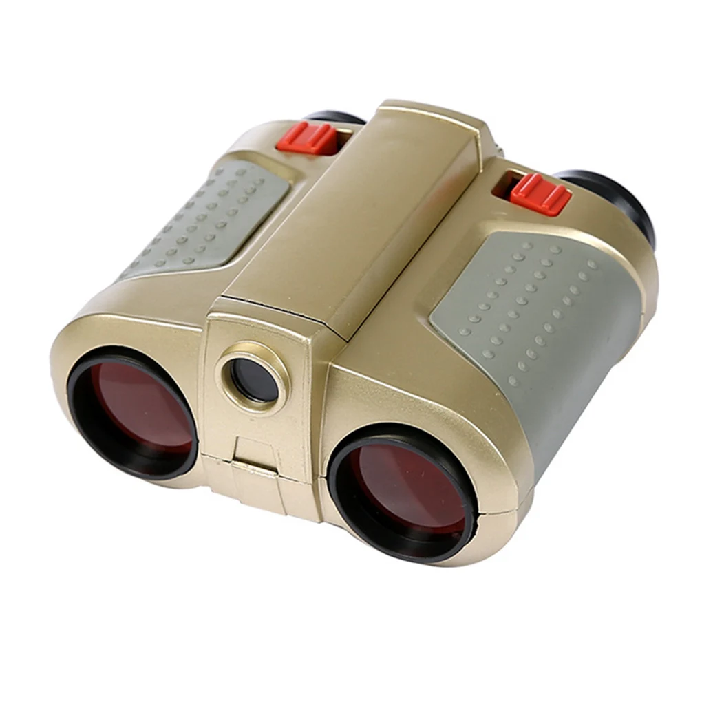 4 X30 Telescopio Night View Pop-Up Light Scope Binocolo Per Bambini Attrezzatura Da Campeggio All'Aperto Pellicola Rossa