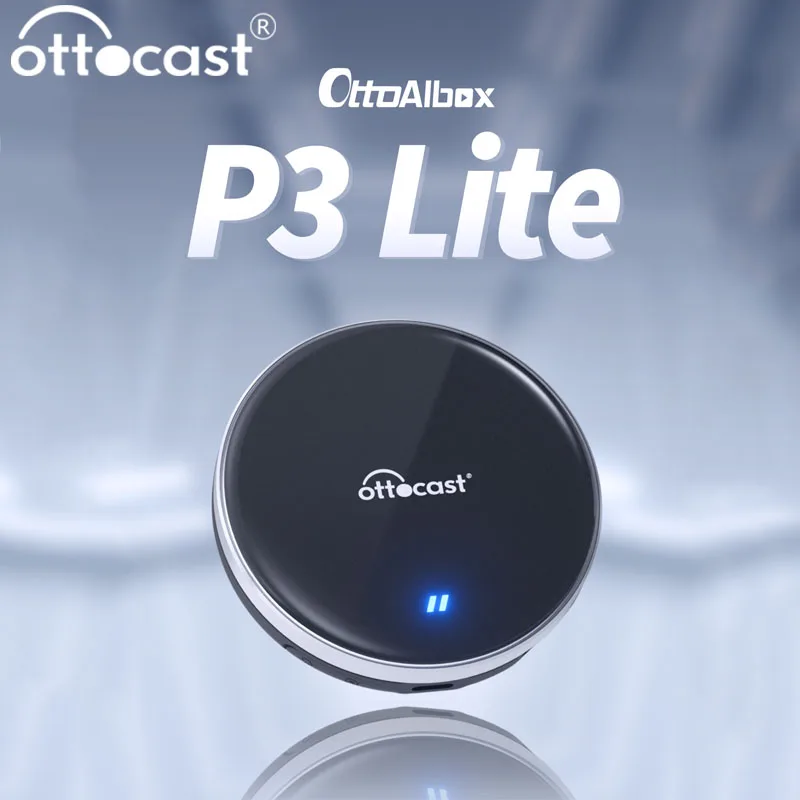 OTTOCAST OttoAiBox P3 Lite 4+64G Wireless Android AI Box CarPlay