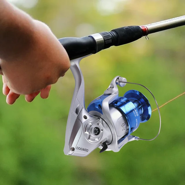 Metal Spinning Fishing Reel Saltwater Freshwater Left Right Handed 5.2:1 