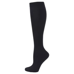 Enhanced Compression Socks for Active Lifestyle - Black Unisex Socks (YSZ03-Black)